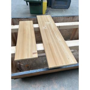 Tablette Épicéa Thermo Traité A/B Lames massives non aboutées