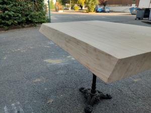 Table Live Edge en Chêne