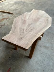 PLATEAU LIVE EDGE NOYER MASSIF 