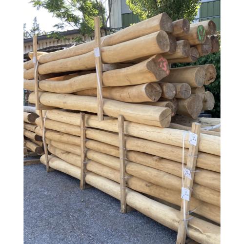 Poteaux Planés Poncés Robinier Faux Acacia