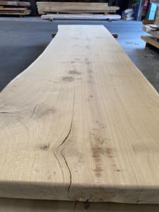 PLATEAU DE TABLE EN CHENE LIVE EDGE